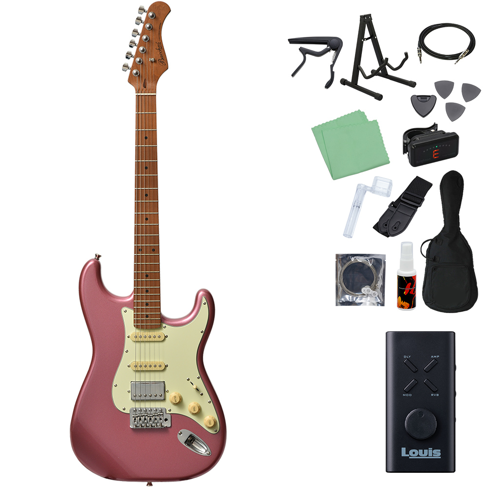 Bacchus（バッカス） BST-2-RSM/M エレキギター初心者14点セット