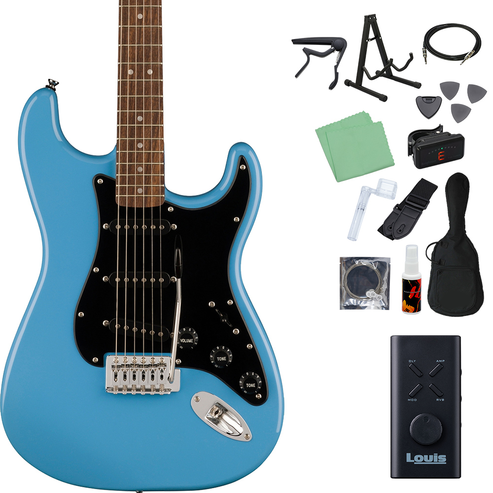 スクワイヤー by fender バレット ストラトキャスター 青系 紺色 楽天市場】Squier Affinity Series Stratocaster -Lake Placid Blue