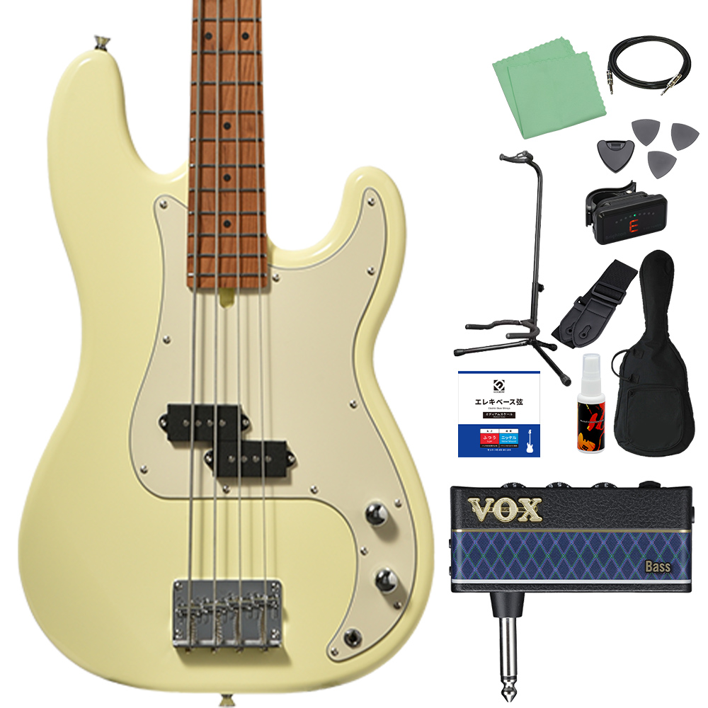 Bacchus バッカス BPB-1DX RSM/M ベース初心者12点セット ヘッドホンアンプ付 エレキベース ユニバースシリーズの画像