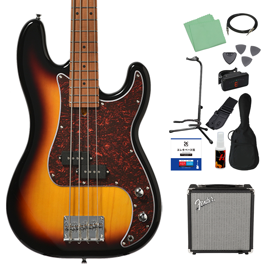 Bacchus（バッカス） BPB-1DX RSM/M ベース初心者12点セット Fender