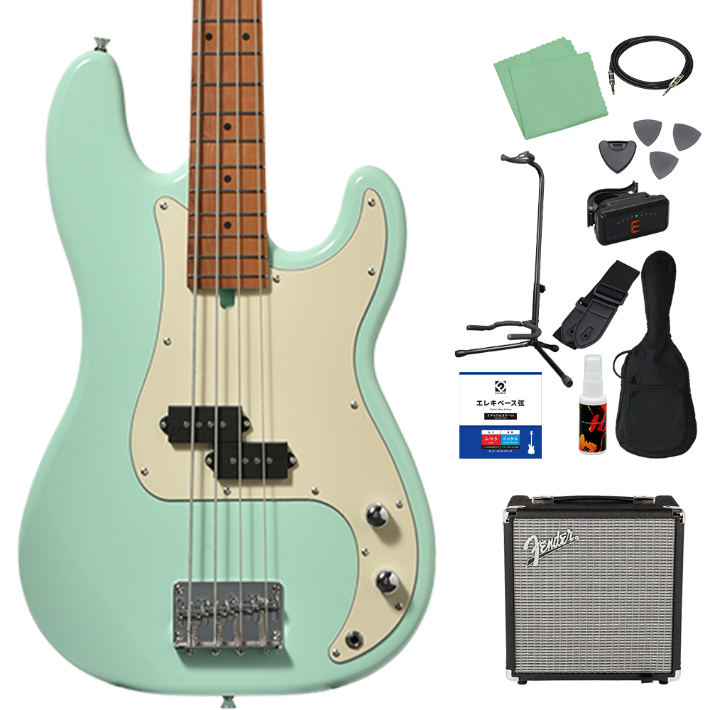 バッカス　ベース　ユニバースシリーズ　アンプセット Bacchus（バッカス） BPB-1DX RSM/M ベース初心者12点セット Fender