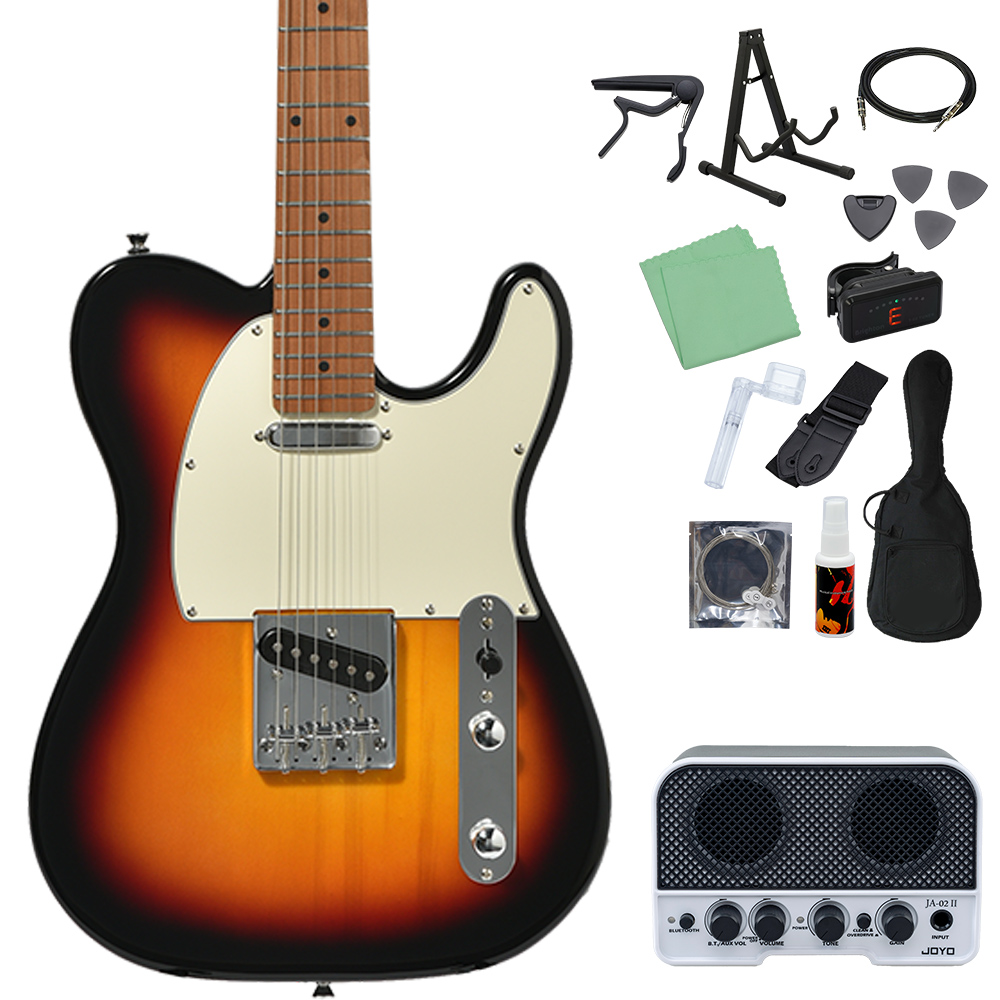 Bacchus バッカス BTE-1DX RSM/M エレキギター初心者14点セット