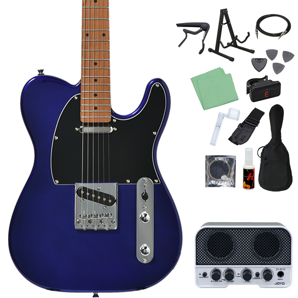 Bacchus（バッカス） BTE-1DX RSM/M エレキギター初心者14点セット