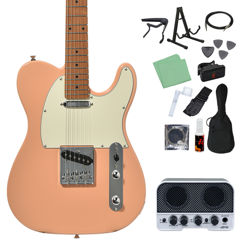 Bacchus バッカス BTE-1DX RSM/M エレキギター初心者14点セット