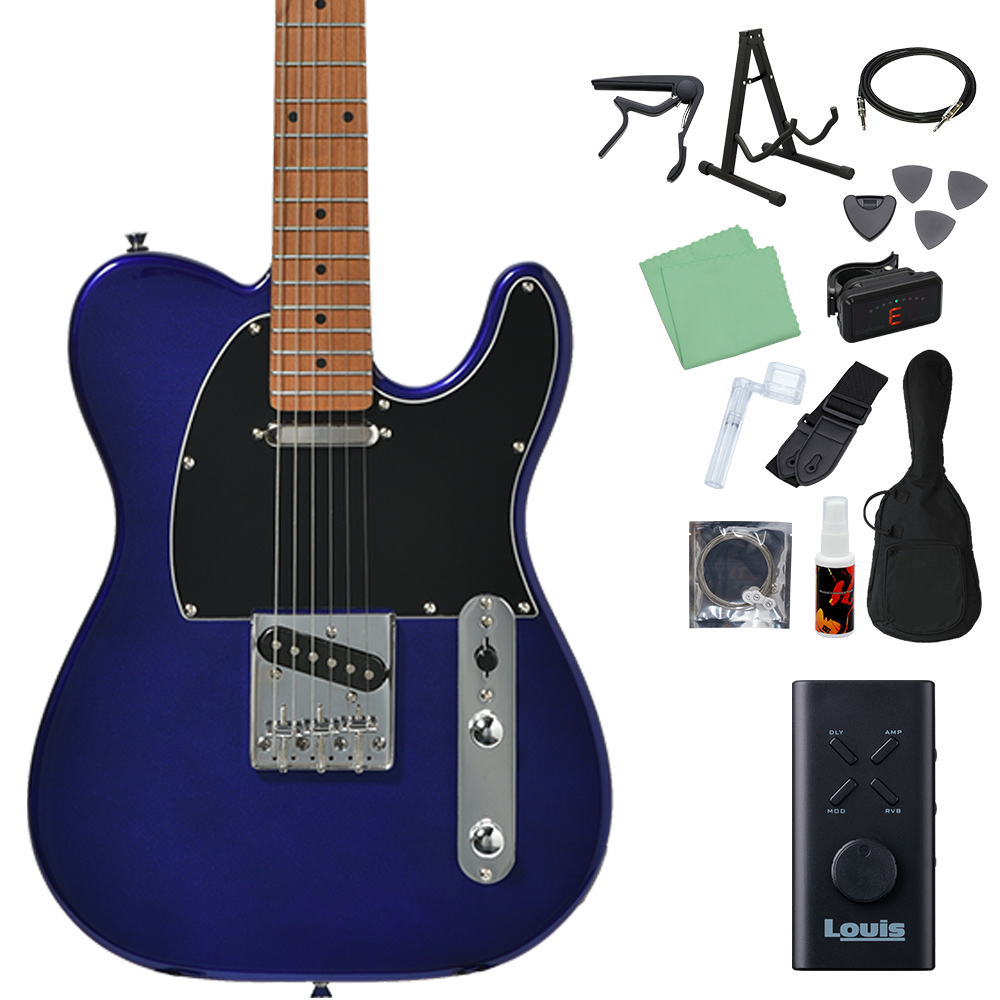 Bacchus（バッカス） BTE-1DX RSM/M エレキギター初心者14点セット