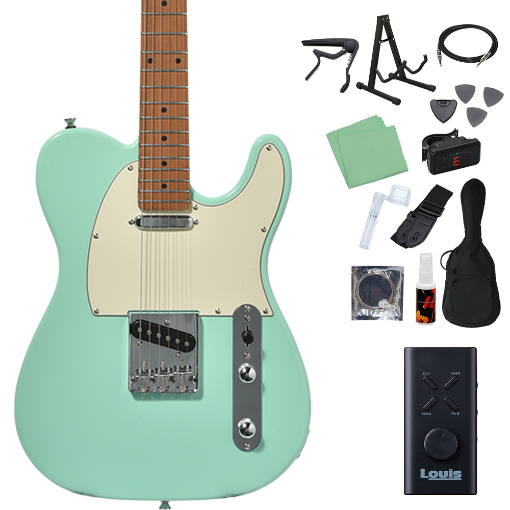 Bacchus（バッカス） BTE-1DX RSM/M エレキギター初心者14点セット