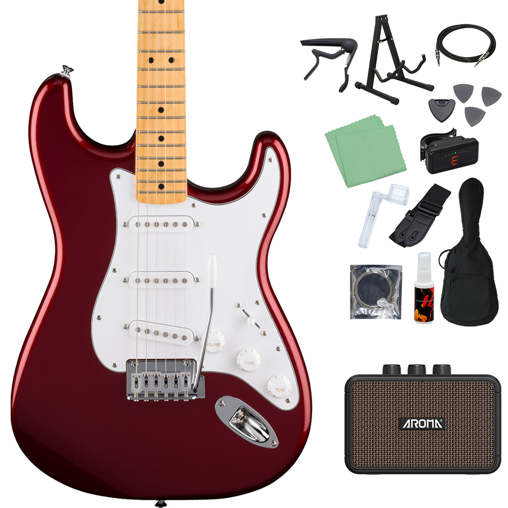 Fender（フェンダー） Standard Stratocaster エレキギター初心者14点