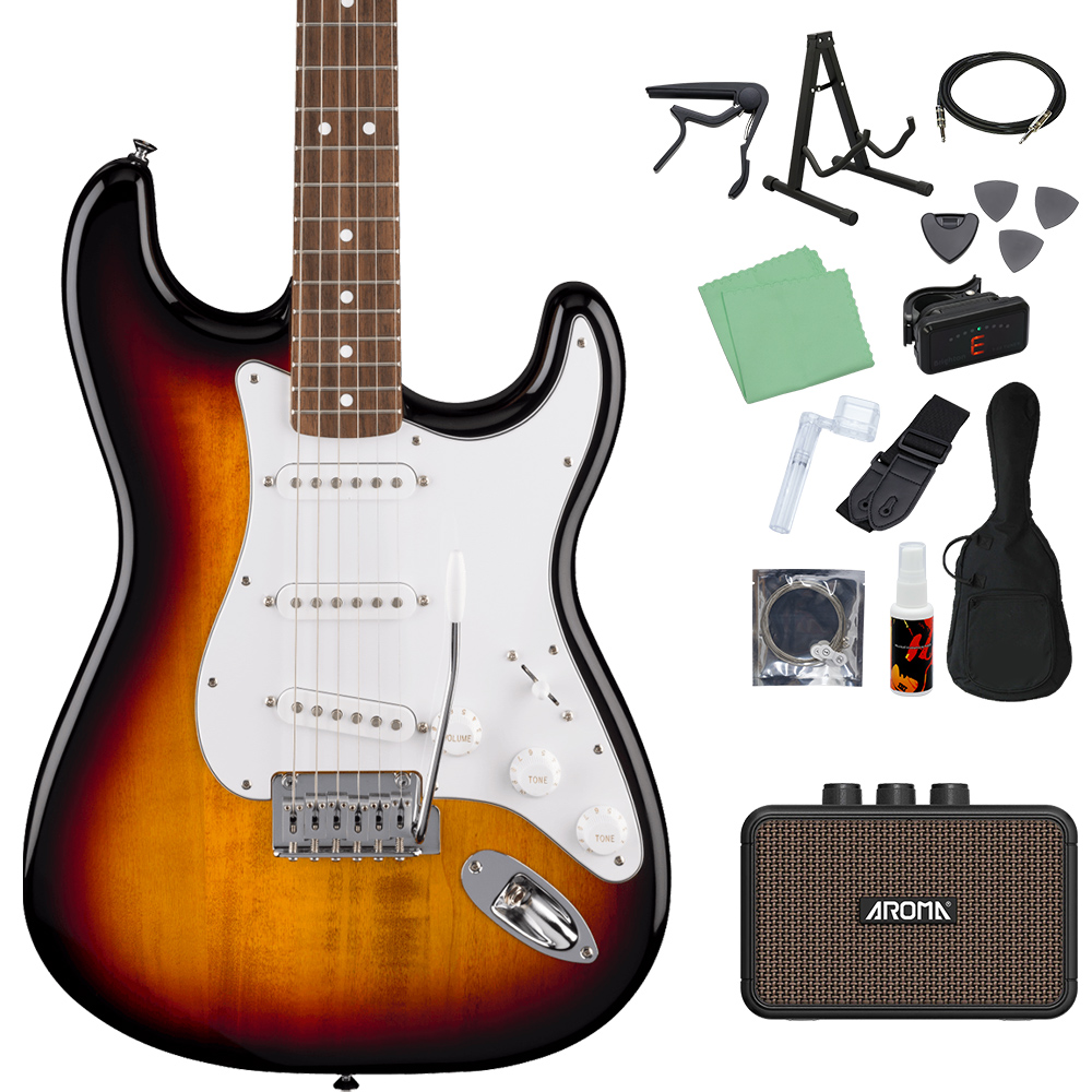 Fender（フェンダー） Standard Stratocaster エレキギター初心者14点