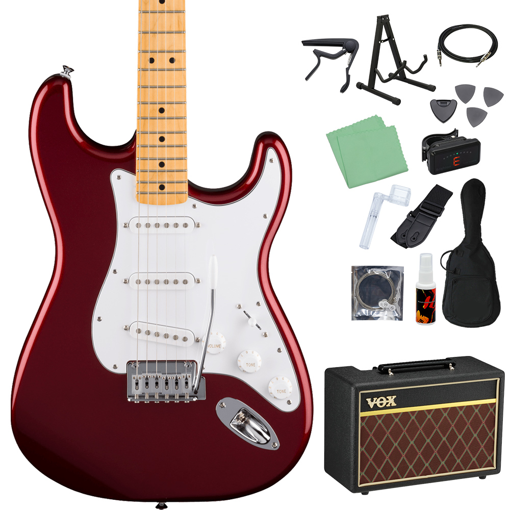 Fender（フェンダー） Standard Stratocaster エレキギター 初心者14点