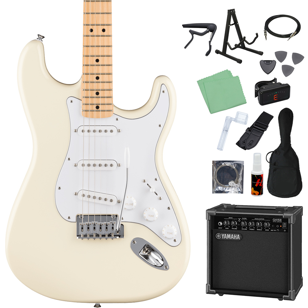 Fender（フェンダー） Standard Stratocaster エレキギター初心者14点 