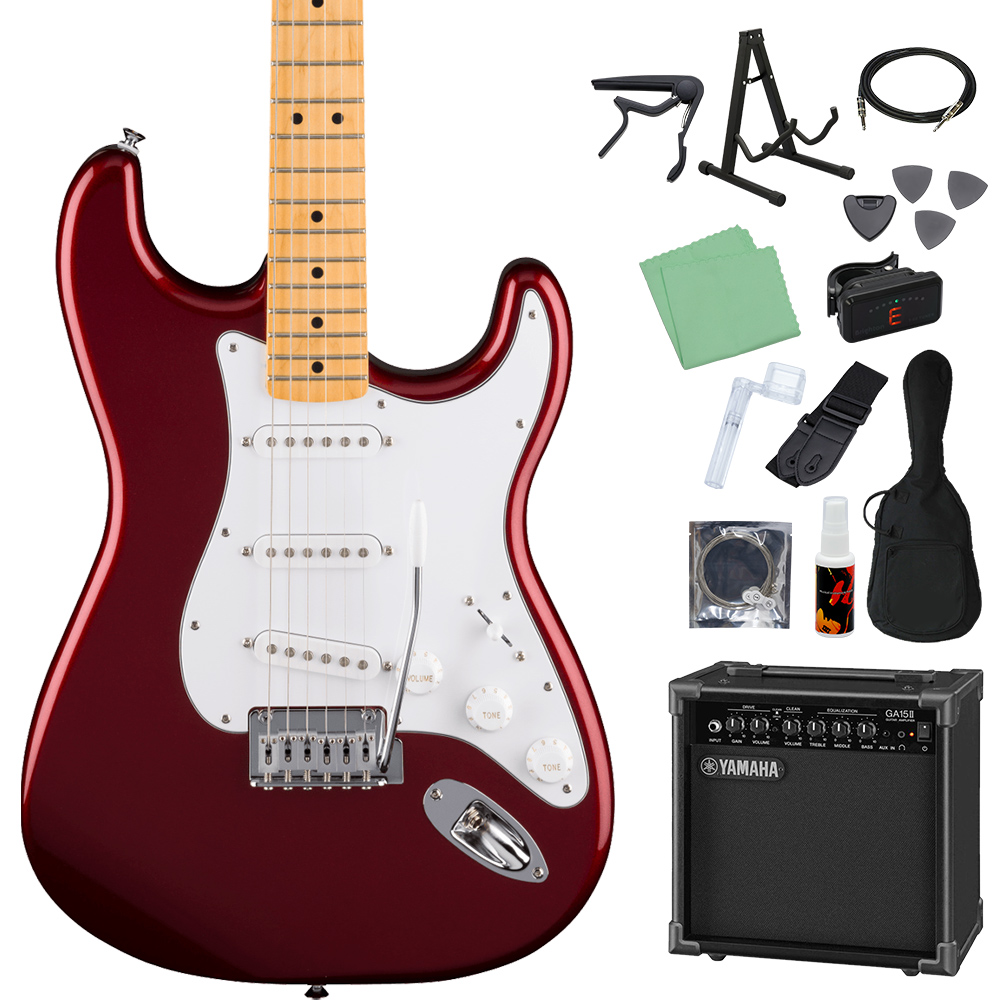 Fender（フェンダー） Standard Stratocaster エレキギター初心者14点