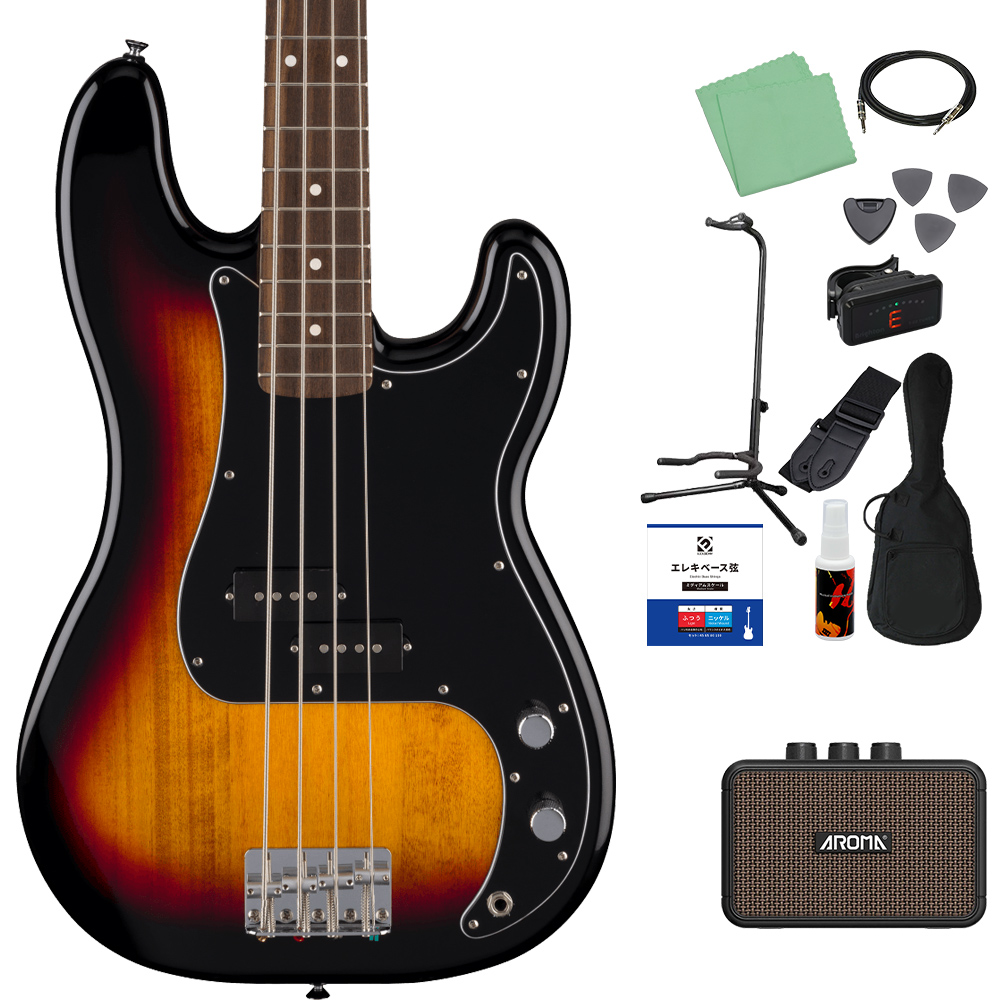 Fender Japan プレシジョンベース【入門用セット】 Fender Standard Precision Bass ベース初心者12点セット