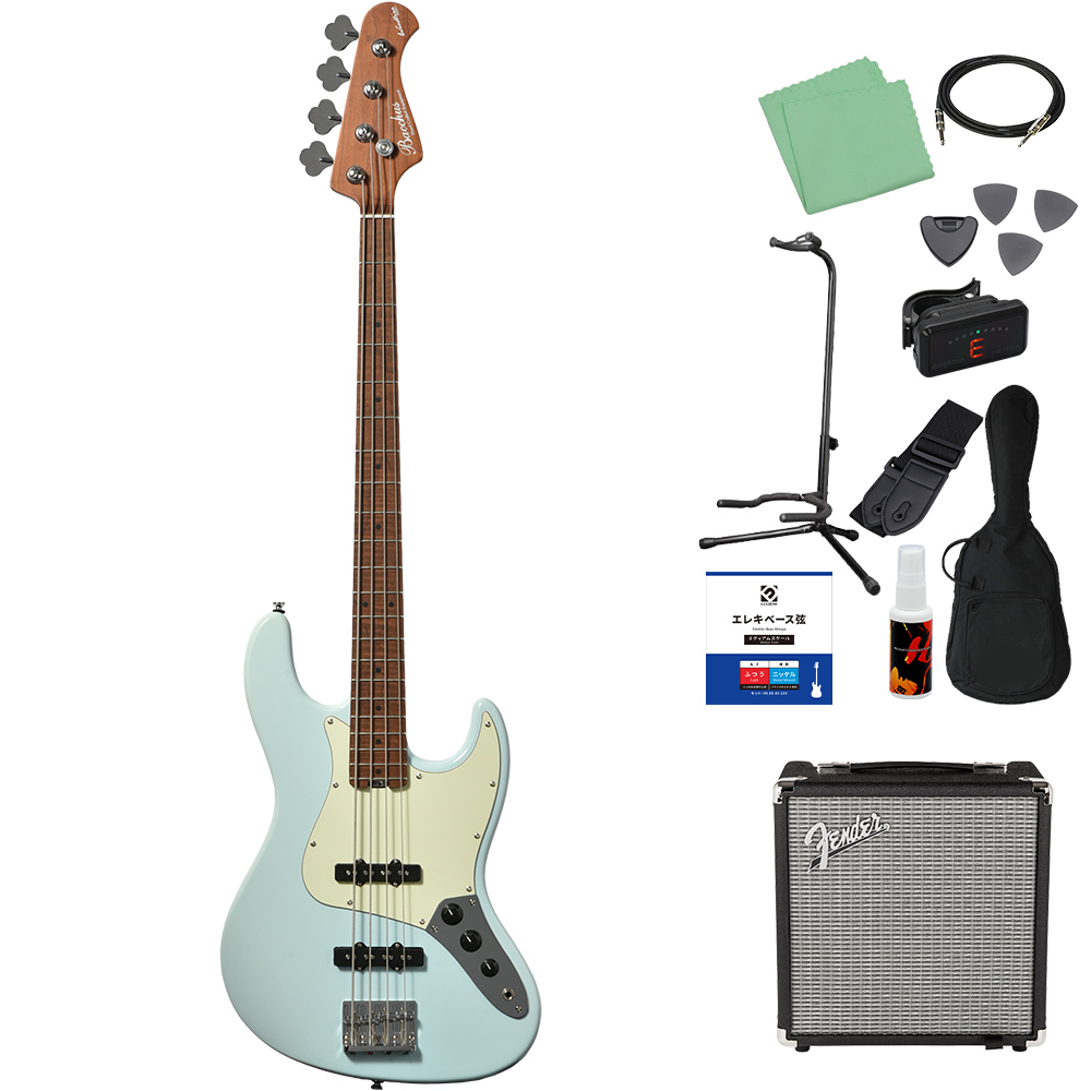 Bacchus バッカス WL4-STD/RSM ベース 初心者12点セット Fenderアンプ付 グローバルシリーズ ジャズべタイプ_21