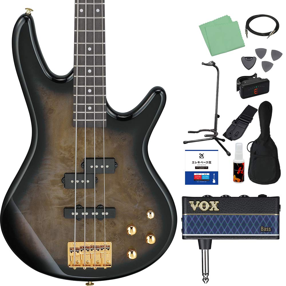 ★Ibanez アイバニーズ ベース Ibanez TMB35 MGR 5弦ベース初心者12点セット 【島村楽器で一番