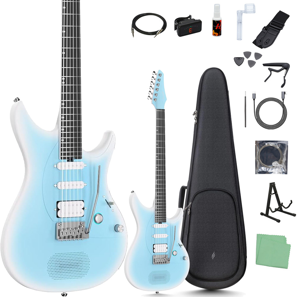 ENYA Inspire  ホワイト　アンプ内蔵エレキギター Enya Inspire White 次世代アンプ内蔵ギター 15Wスピーカー搭載
