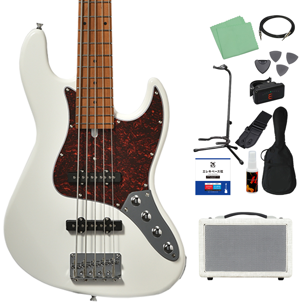 Bacchus（バッカス） WJB5-1DX-AC RSM/M 5弦 ベース初心者12点セット