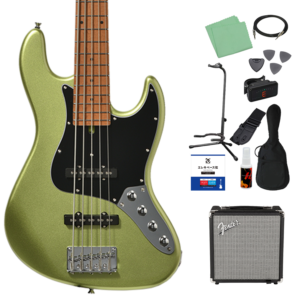 Bacchus 5弦 エレキベース Bacchus バッカス WL5-STD/RSM 5弦ベース初心者12点セット