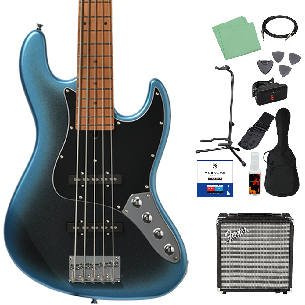 Bacchus（バッカス） WJB5-1DX-AC RSM/M 5弦 ベース初心者12点セット