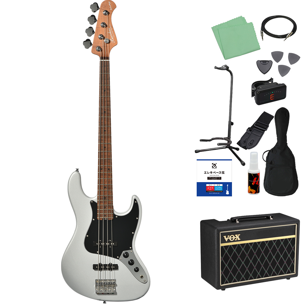 Bacchus（バッカス） WL4-STD/RSM ベース 初心者12点セット VOXアンプ
