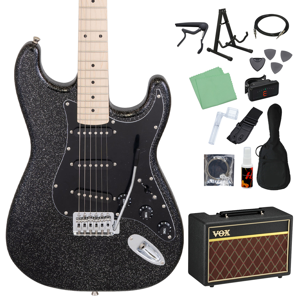 LEGEND レジェンド LST-Z GLGR / M GLBK エレキギター 初心者14点