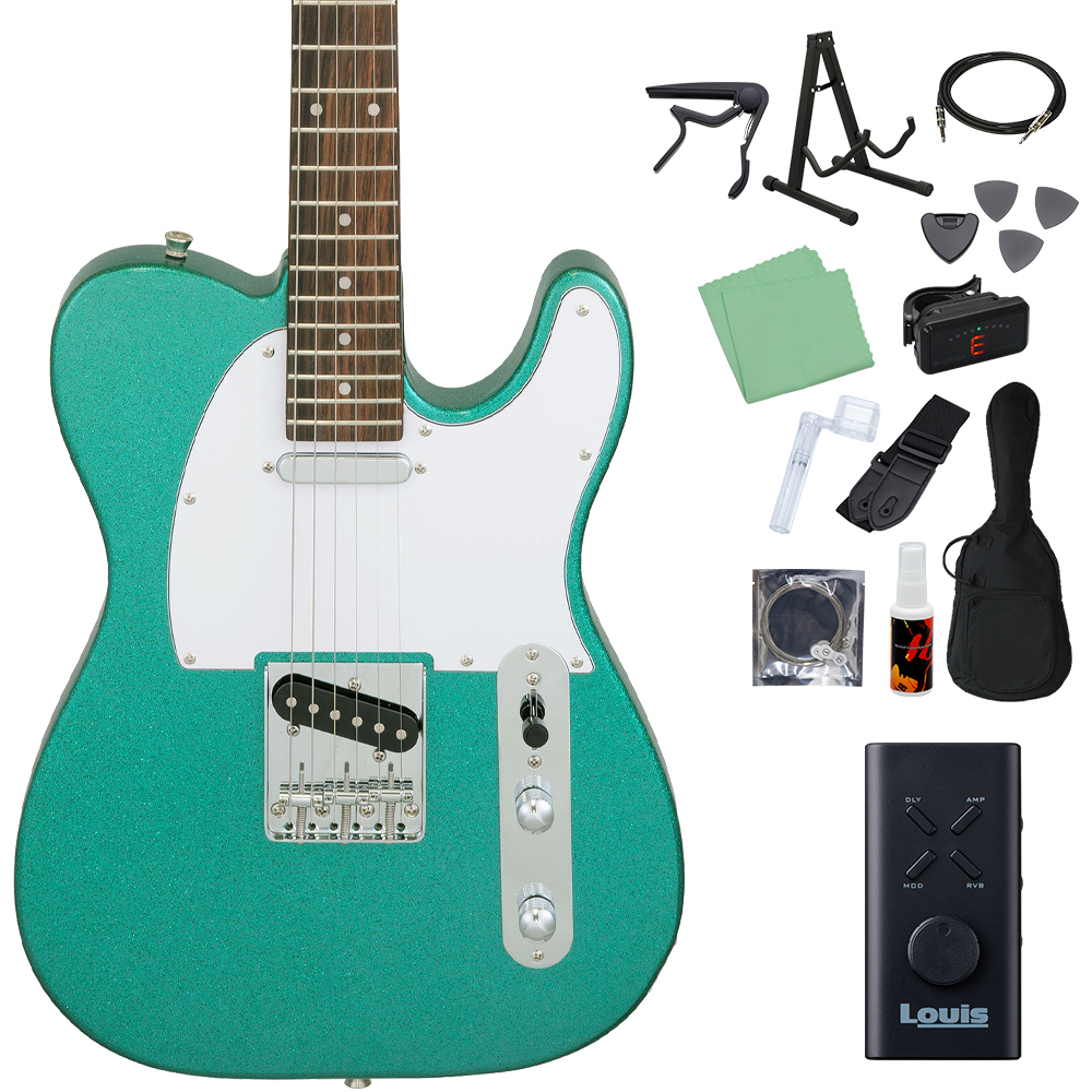 LEGEND レジェンド LTE-Z GLGR / M GLBK エレキギター初心者14点セット