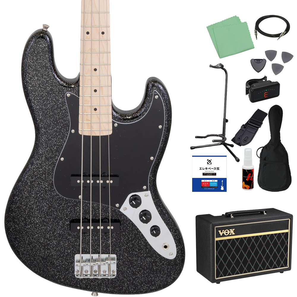 LEGEND レジェンド LJB-Z GLGR / M GLBK ベース初心者12点セット VOX