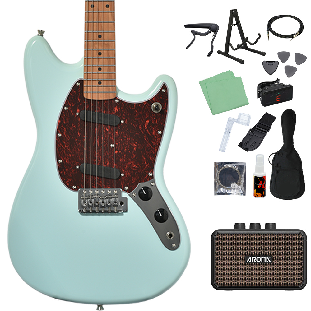 Bacchus（バッカス） BMS-1-RSM/M-TTPG エレキギター初心者14点セット