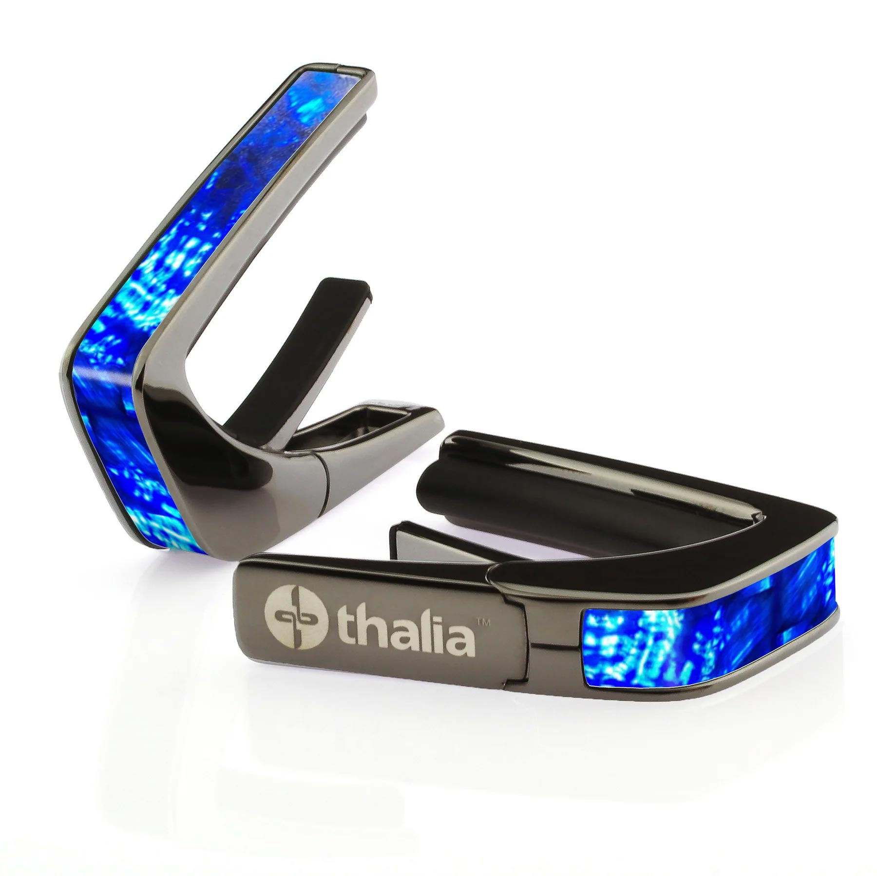 2025年楽器店大賞 大賞受賞 Thalia Capos タリアカポ Electric Blue Angel Wing カポタスト Exotic Shellシリーズの画像