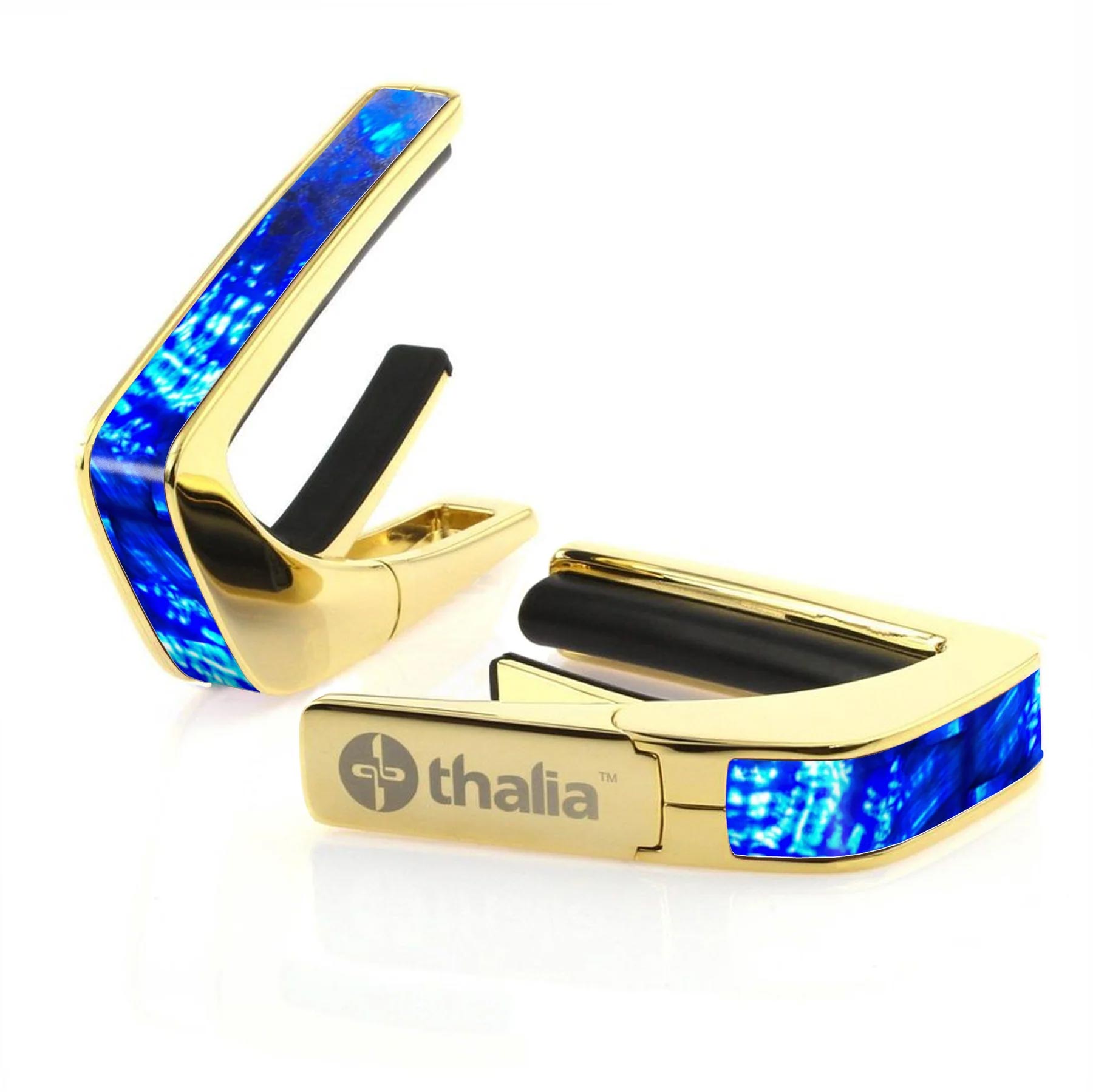 2025年楽器店大賞 大賞受賞 Thalia Capos タリアカポ Electric Blue Angel Wing カポタスト Exotic Shellシリーズの画像