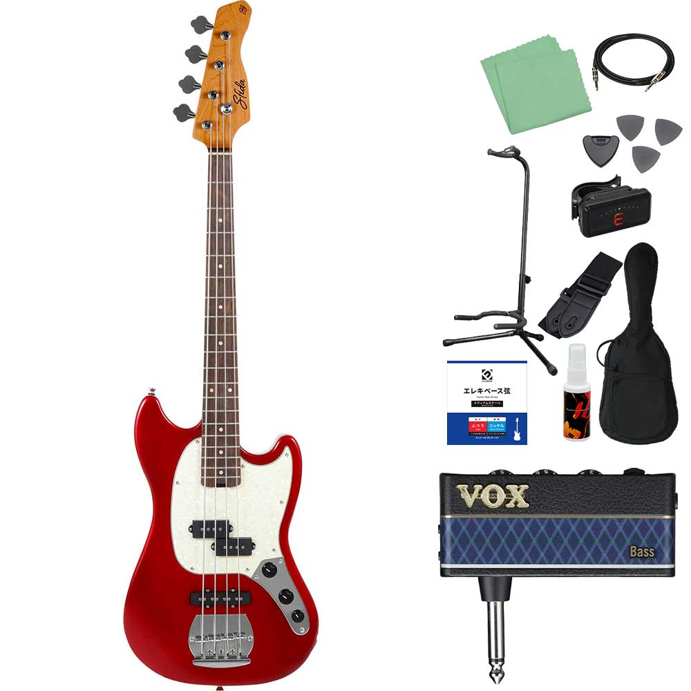 Sfida スフィーダ SJB-450 ベース初心者12点セット ヘッドホンアンプ付 ショートスケール ローステッドメイプルネック_1