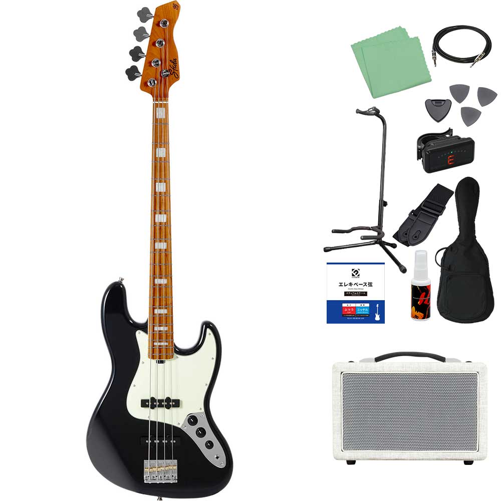 Sfida スフィーダ SJB-500 ベース初心者12点セット 島村楽器で一番売れてるベースアンプ付 ローステッドメイプルネック ジャズベースタイプの画像