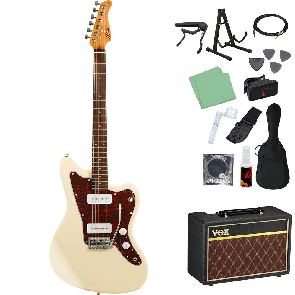 Sfida スフィーダ SJM-500 エレキギター初心者14点セット VOXアンプ付き ローステッドメイプルネック ジャズマスタータイプ_3