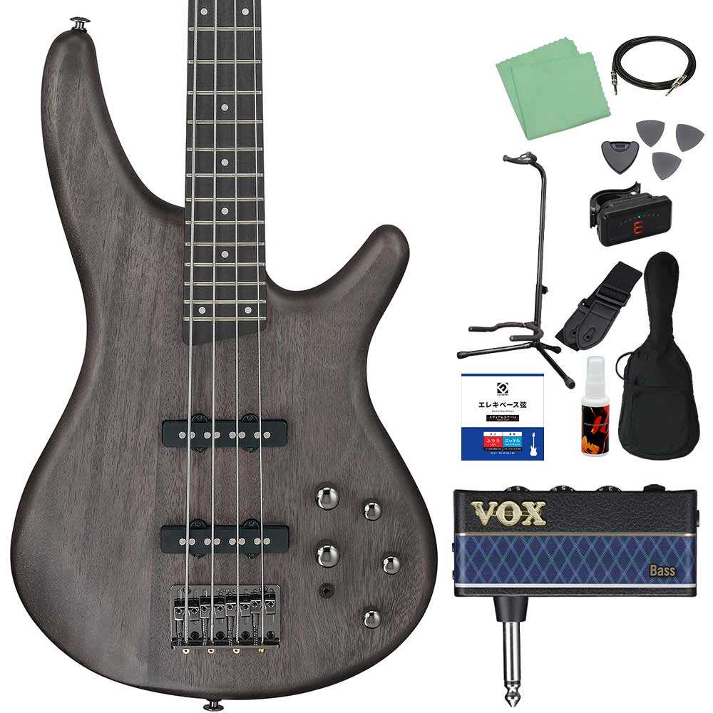 Ibanez アイバニーズ SR280E ベース初心者12点セット ヘッドホンアンプ付 アクティブ・パッシブ切り替えの画像