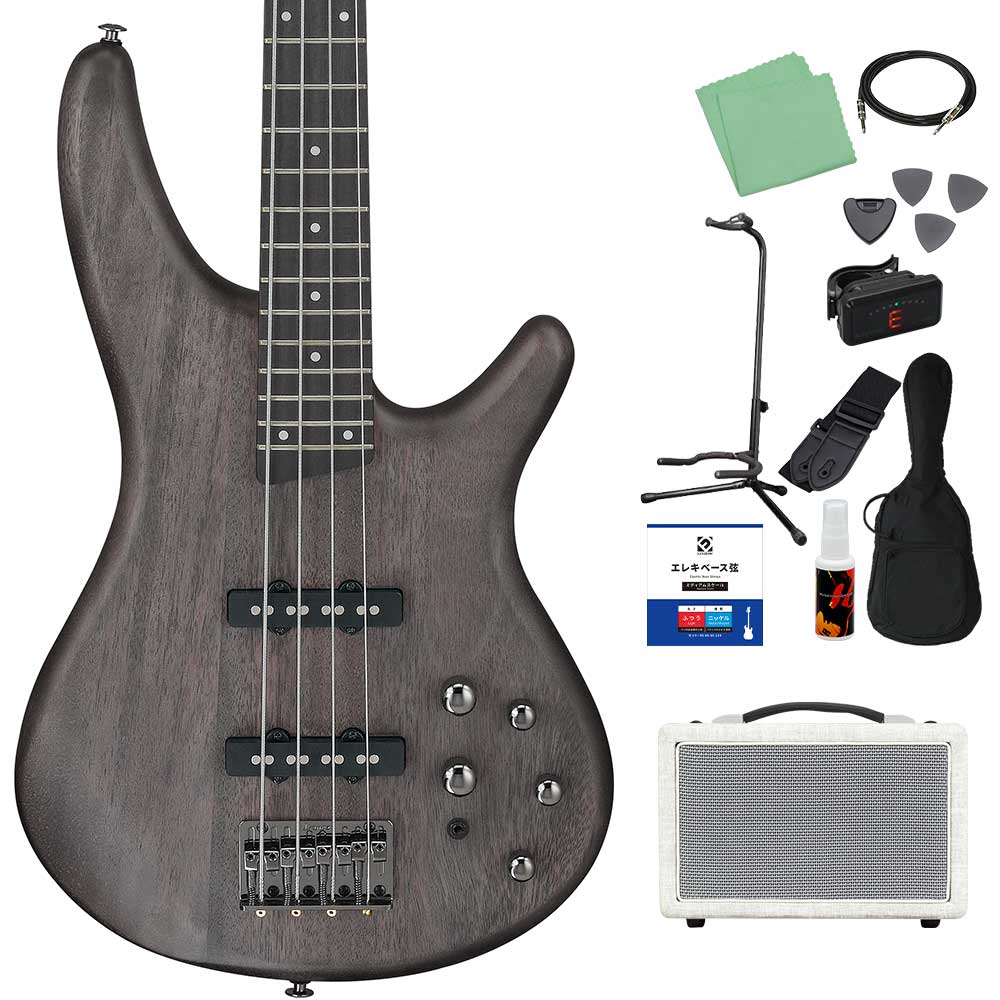 Ibanez アイバニーズ SR280E ベース初心者12点セット 島村楽器で一番売れてるベースアンプ付 アクティブ・パッシブ切り替えの画像