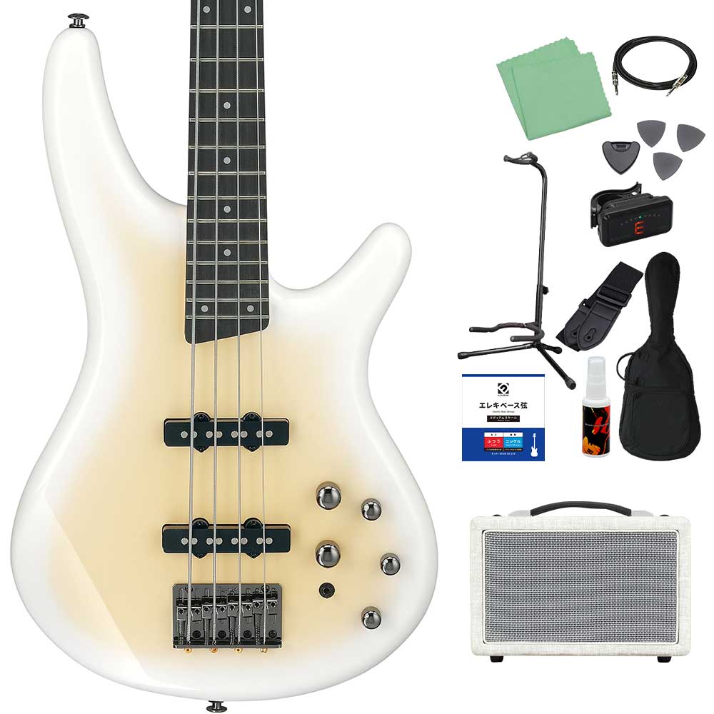 Ibanez アイバニーズ SR280E ベース初心者12点セット 島村楽器で一番売れてるベースアンプ付 アクティブ・パッシブ切り替えの画像