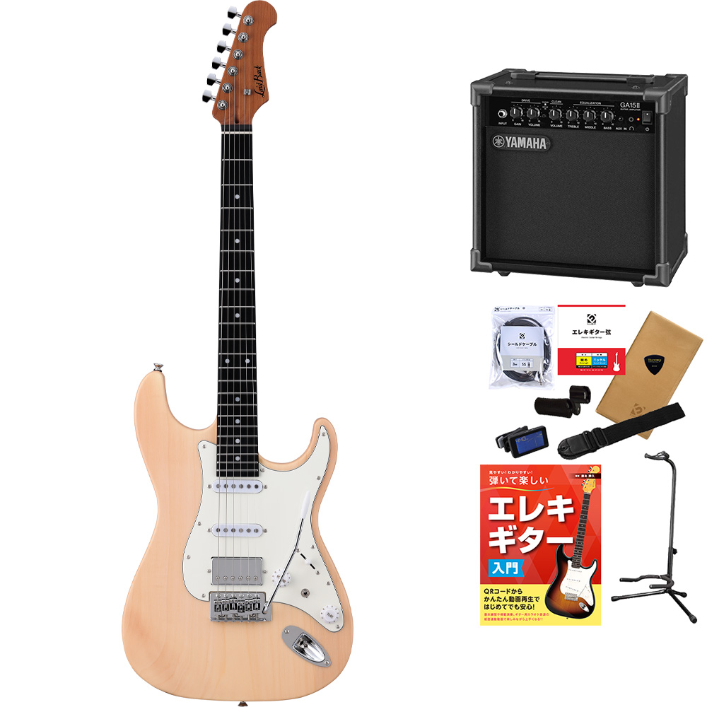 LaidBack レイドバック LSE-3H エレキギター初心者12点セット ヤマハアンプ付き ストラトタイプ ローステッドメイプル |  | 04