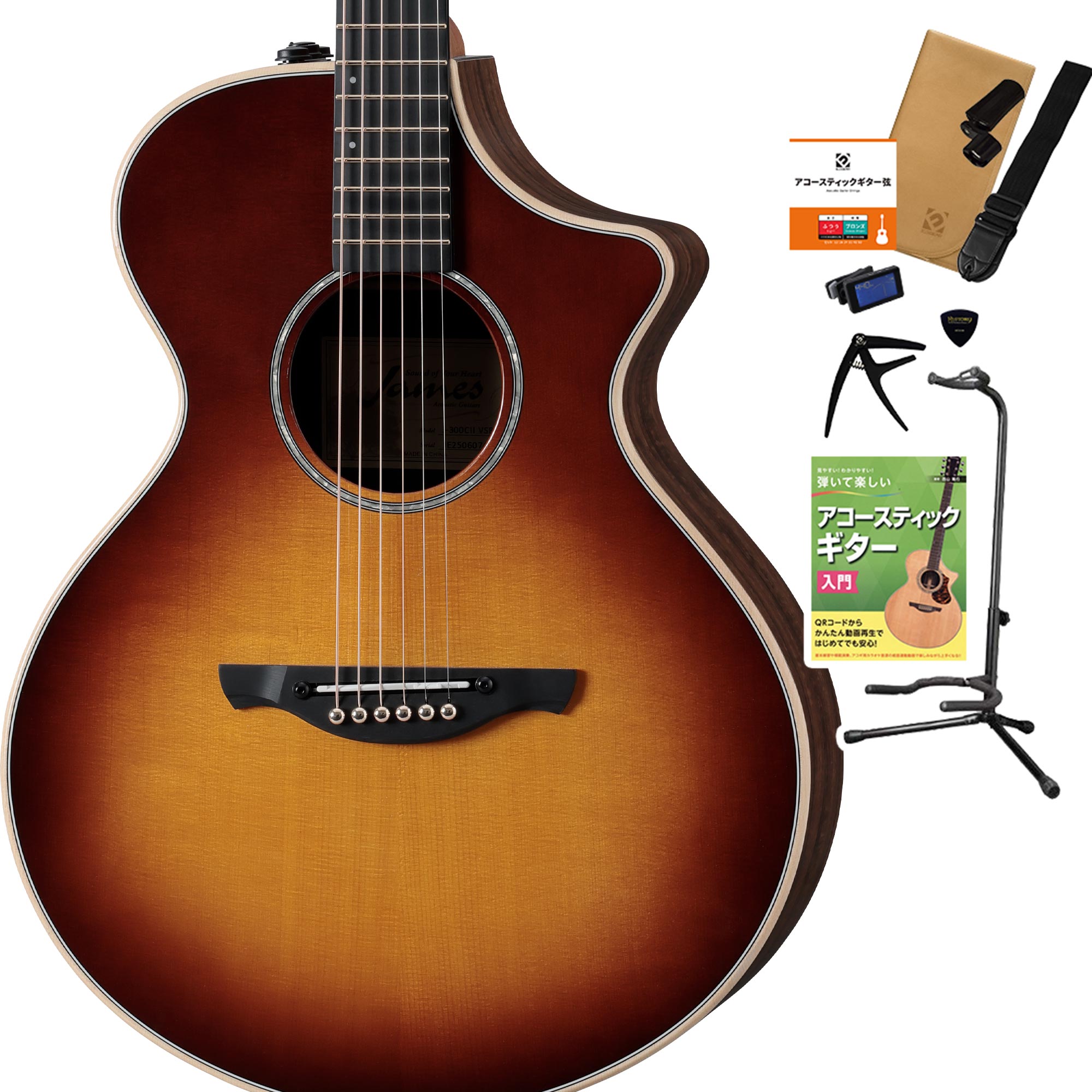 JAMES 300(ギター)|楽器、器材 | 楽器、手芸、コレクション の JAMES 300(ギター)|楽器、器材 | 楽器、手芸、コレクション の