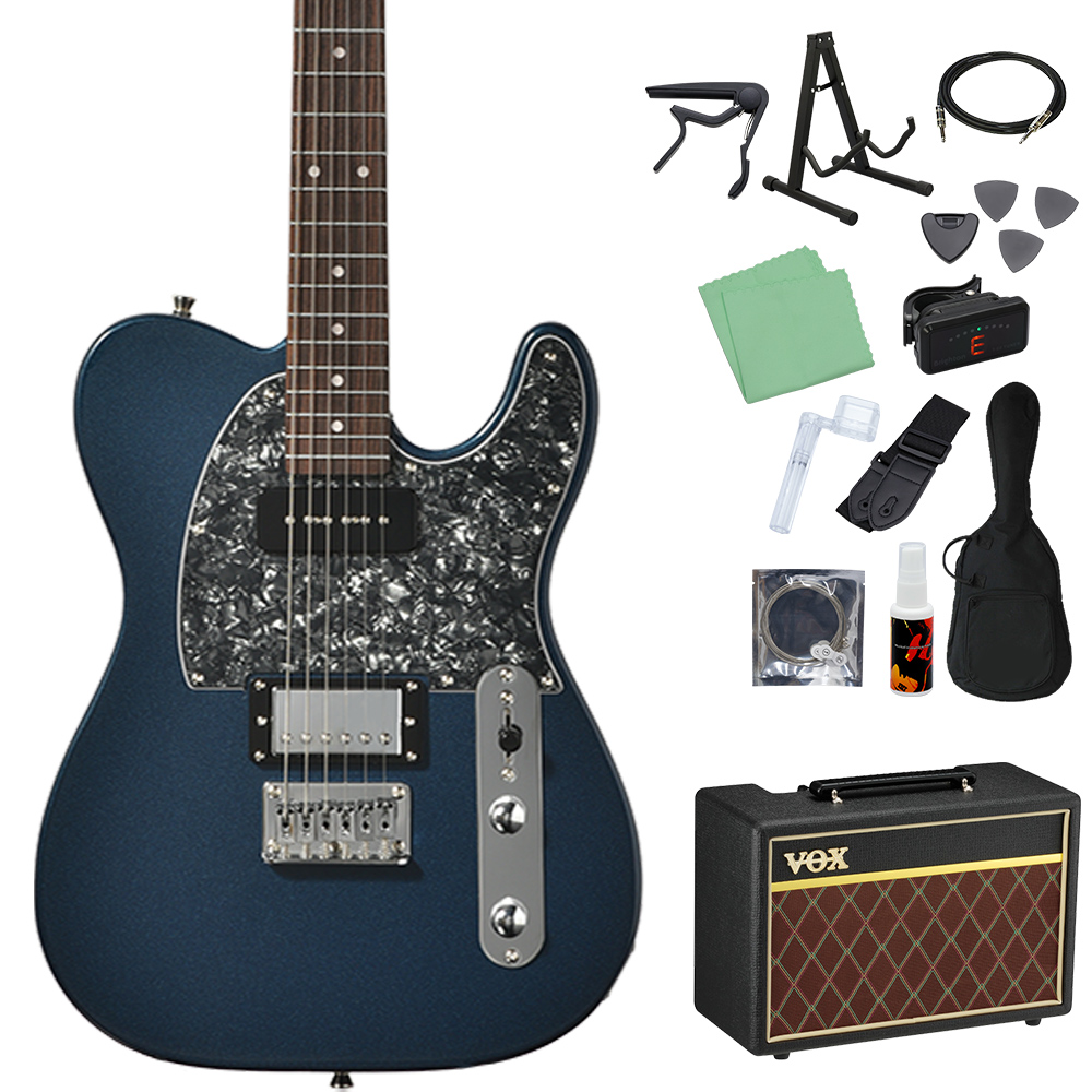 Bacchus バッカス BTE-4-RSM/R-BPPG エレキギター初心者14点セット VOXアンプ付き ユニバースシリーズ_5