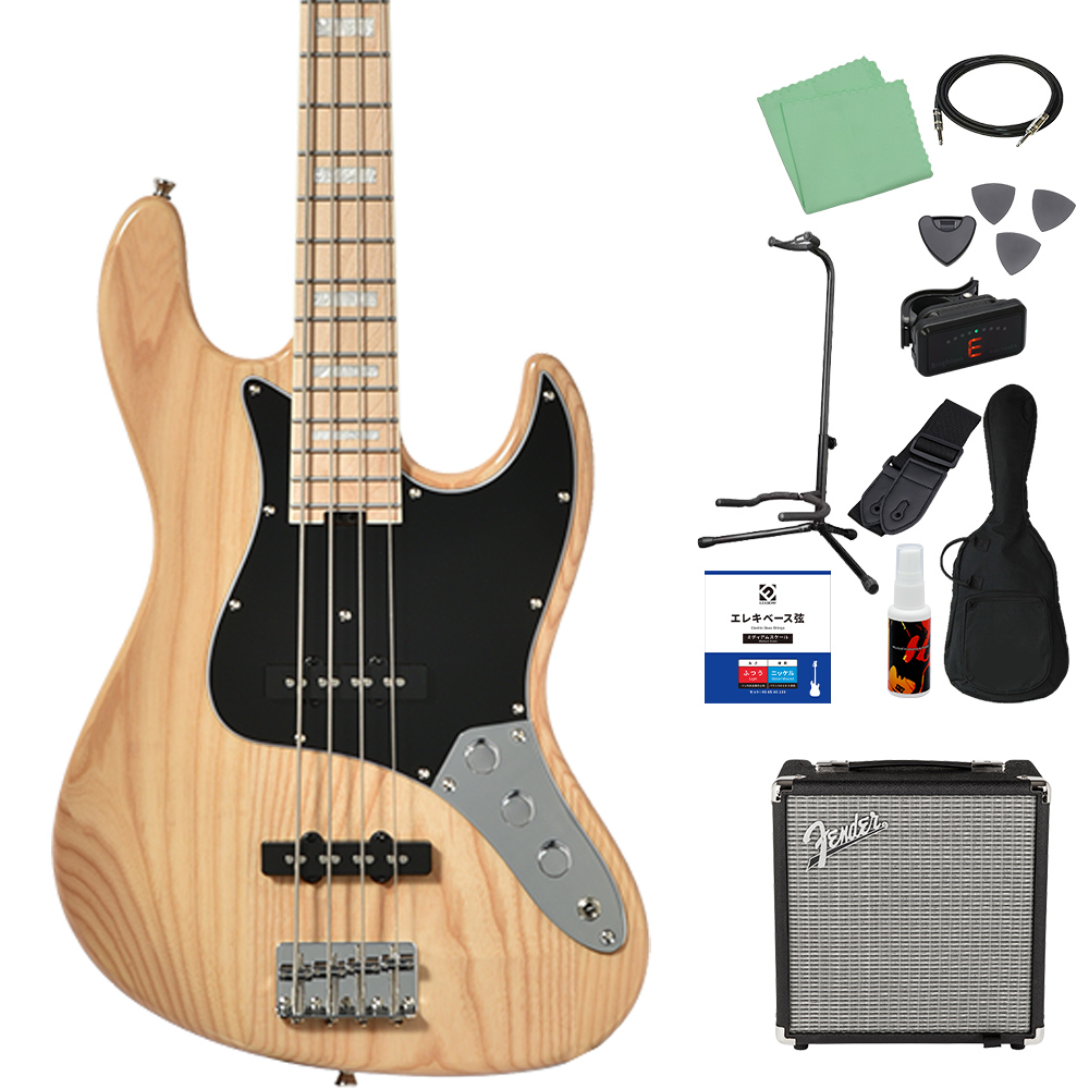 Bacchus（バッカス） WJB-750M-ASH ベース初心者12点セット Fender