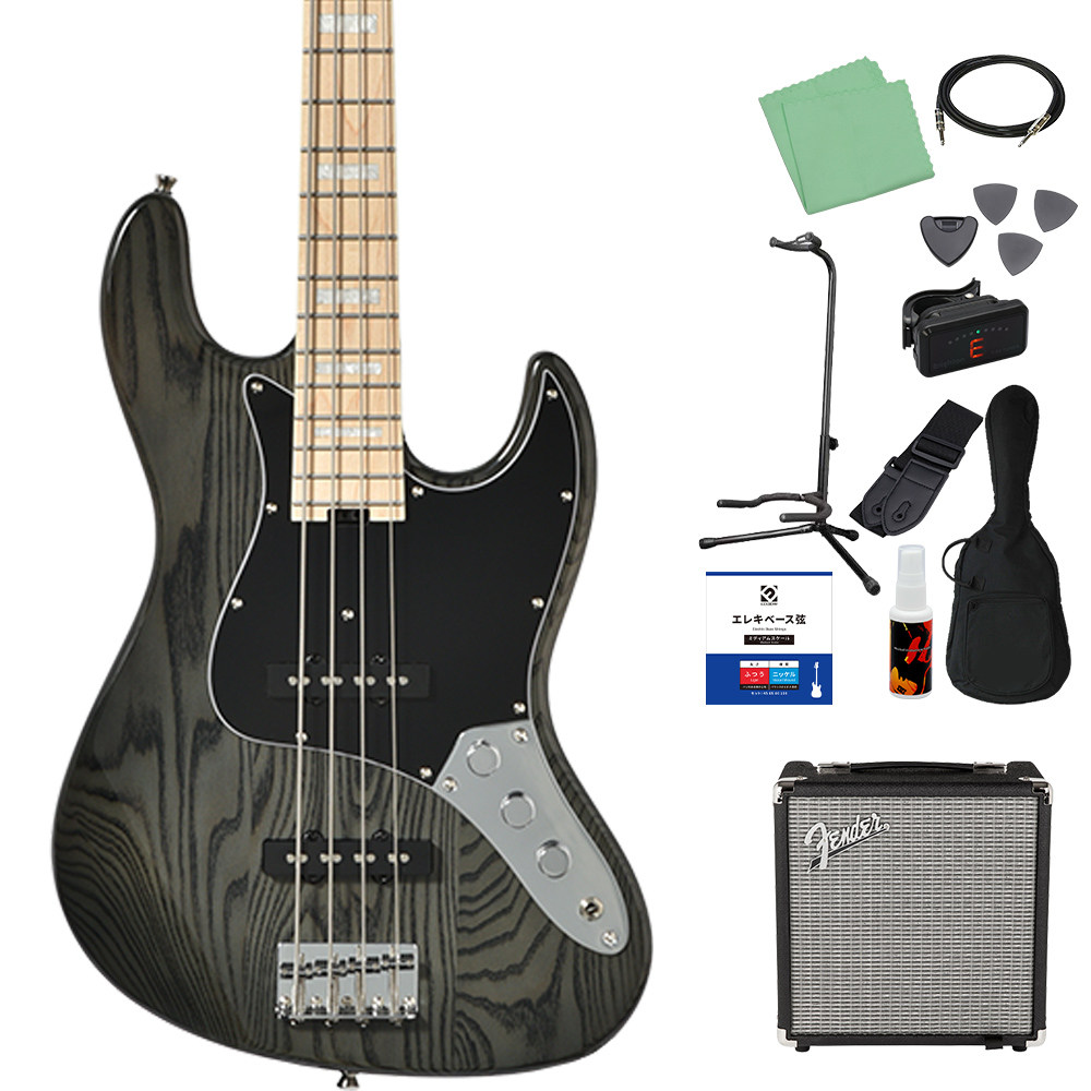 Bacchus（バッカス） WJB-750M-ASH ベース初心者12点セット Fender