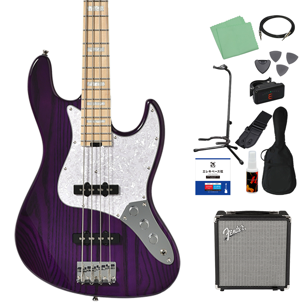 Bacchus（バッカス） WJB-750M-ASH ベース初心者12点セット Fender
