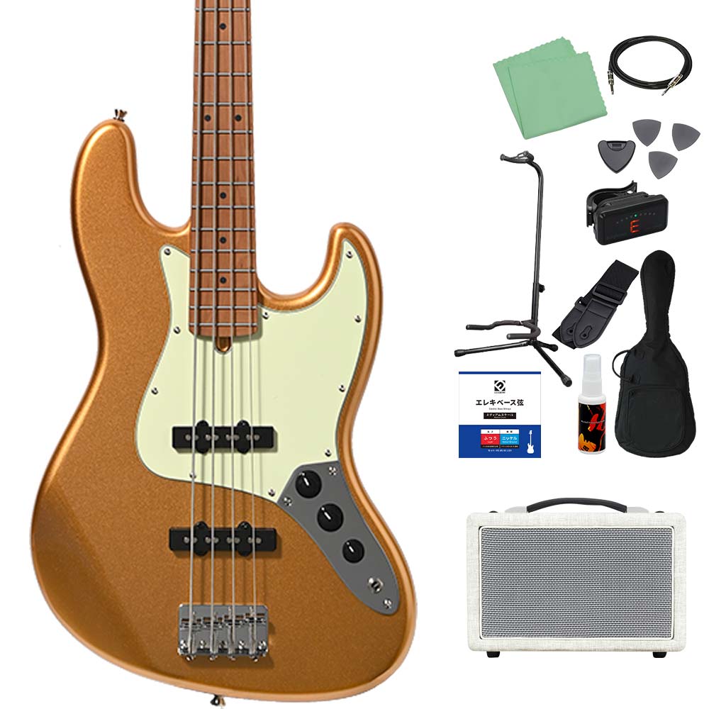 Bacchus（バッカス） BJB-1-RSM/M ベース 初心者12点セット 〔島村楽器