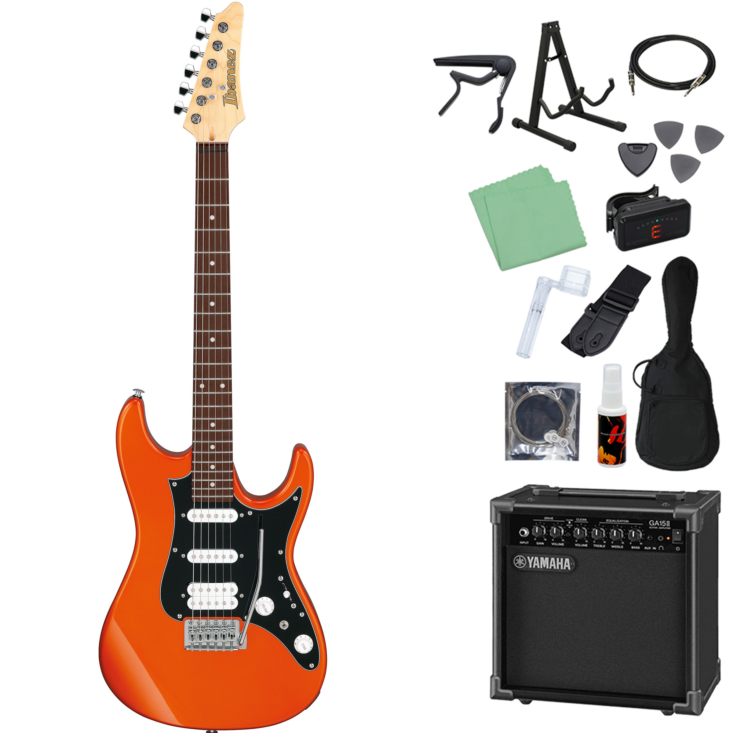 Ibanez（アイバニーズ） AZES40B エレキギター初心者14点セット ヤマハ