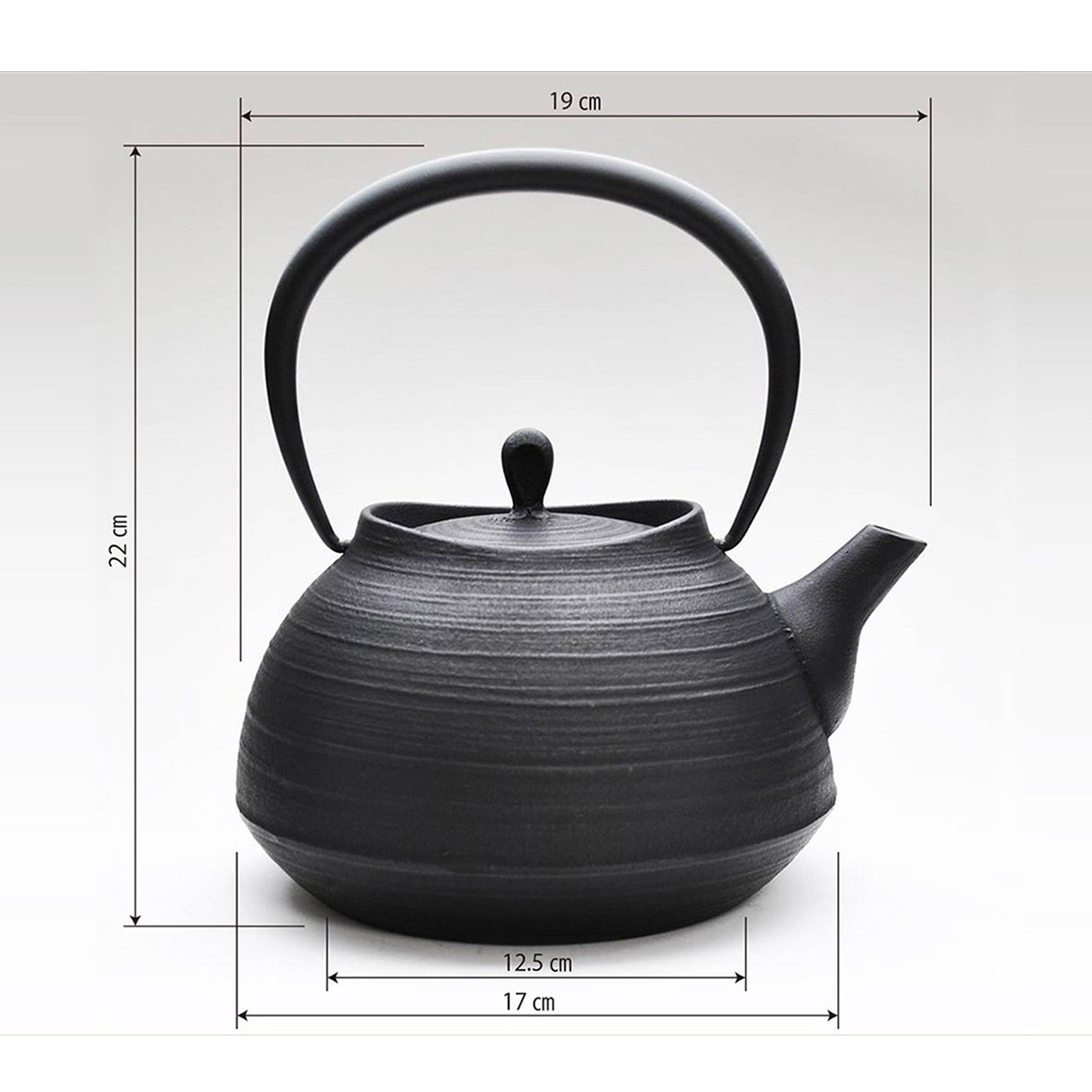 IH対応 ／ 南部鉄器 鉄瓶 壱鋳堂 刷毛目 1.3L 南部鉄瓶 伝統工芸品