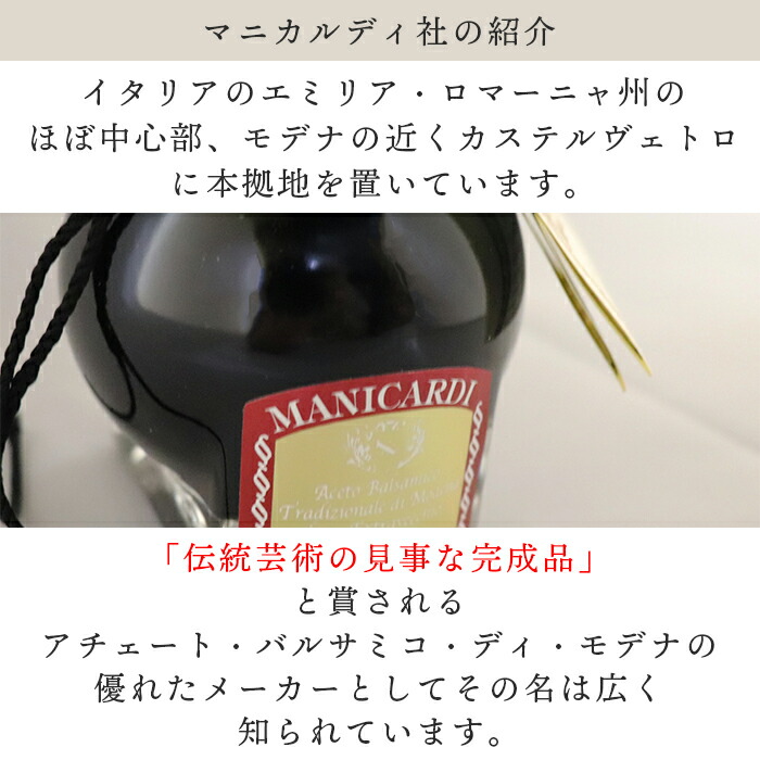 モデナ産 バルサミコ酢 トラディツィオナーレ ＤＯＰ100ml