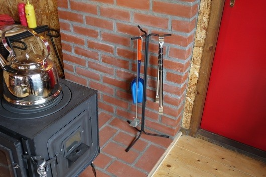 新保製作所 ファイアーツール スタンド 薪ストーブ アクセサリー