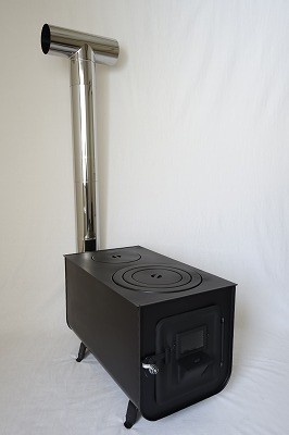 角型薪ストーブガードなし