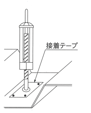 乾産業(株) 天端ポイント接着型(ポリ式) H180(青/160〜200mm用