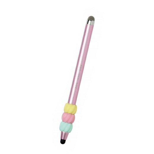 ニコトップタッチペン シフトプラス ソニック（LS-5866）静電容量式 タッチペン 便利な2サイズのペン先スマホ  タブレット学習 女の子｜shimmer｜03