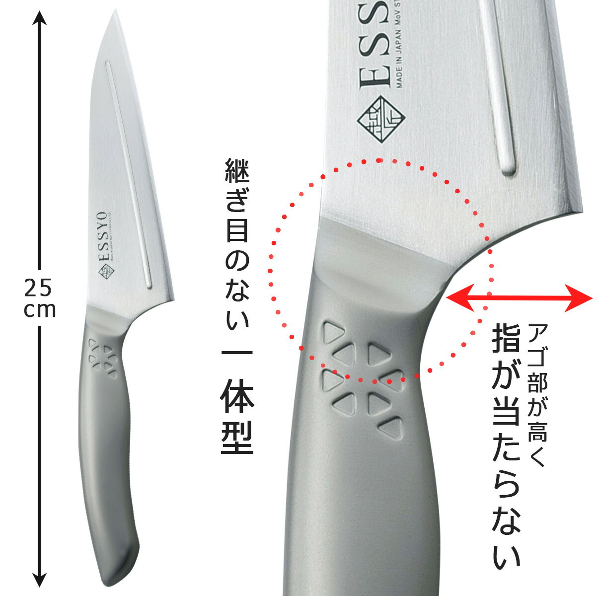 包丁セット 5個セット 高炭素ステンレスハンドル付 shimomurakihan_40377
